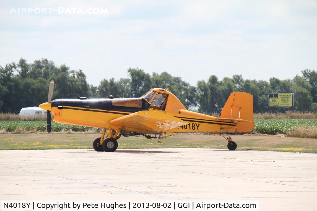 N4018Y, 1980 Ayres S2R-T11 Thrush C/N T11-003, N4018Y Ayres S2 at Grinnell, Iowa