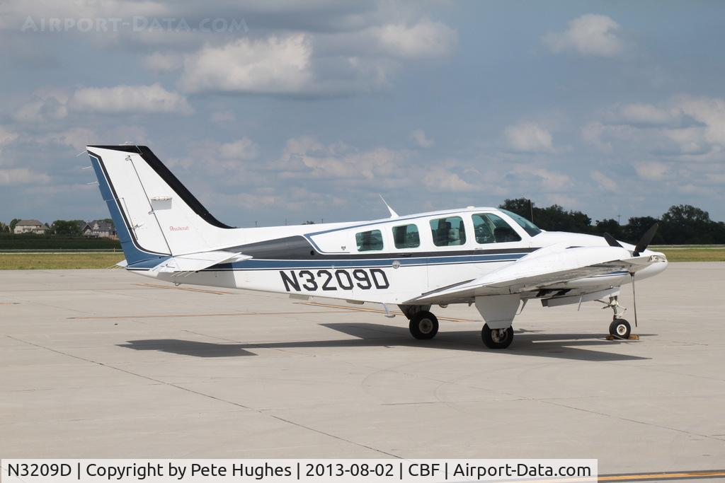 N3209D, 1994 Beech 58 Baron C/N TH-1735, N3209D Baron at Council Bluffs, Iowa