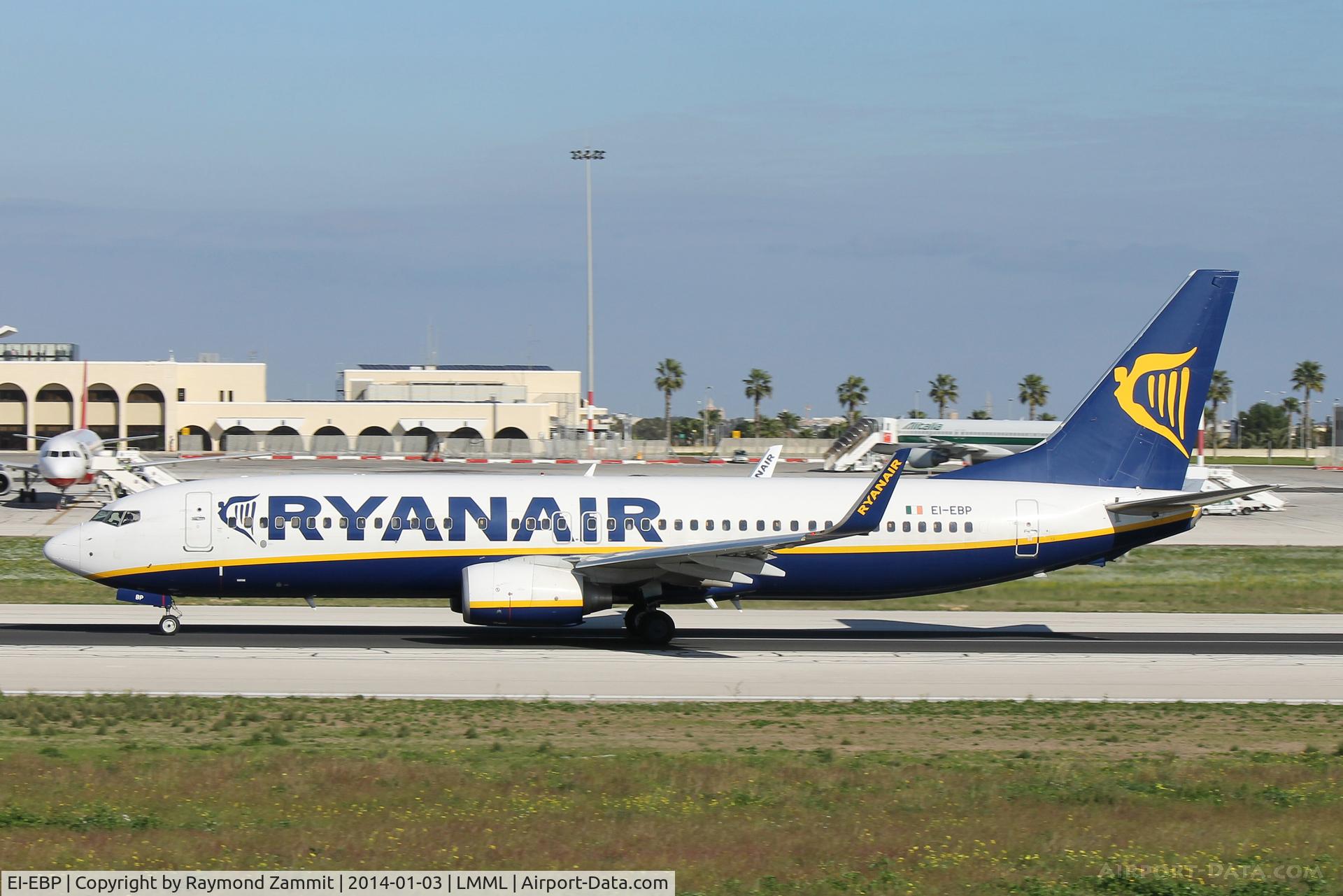EI-EBP, 2009 Boeing 737-8AS C/N 37531, B737 EI-EBP Ryanair