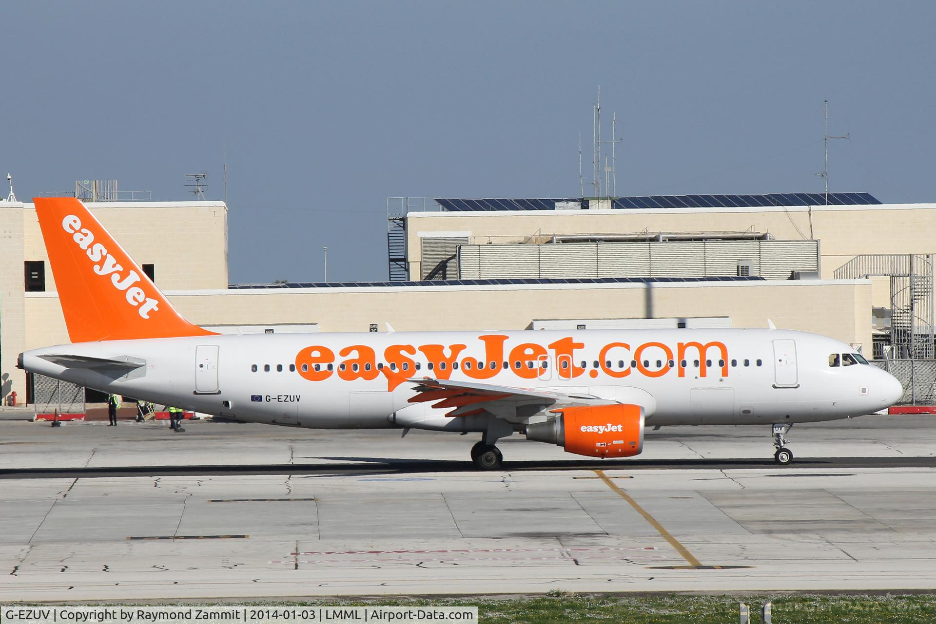 G-EZUV, 2012 Airbus A320-214 C/N 5111, A320 G-EZUV Easyjet