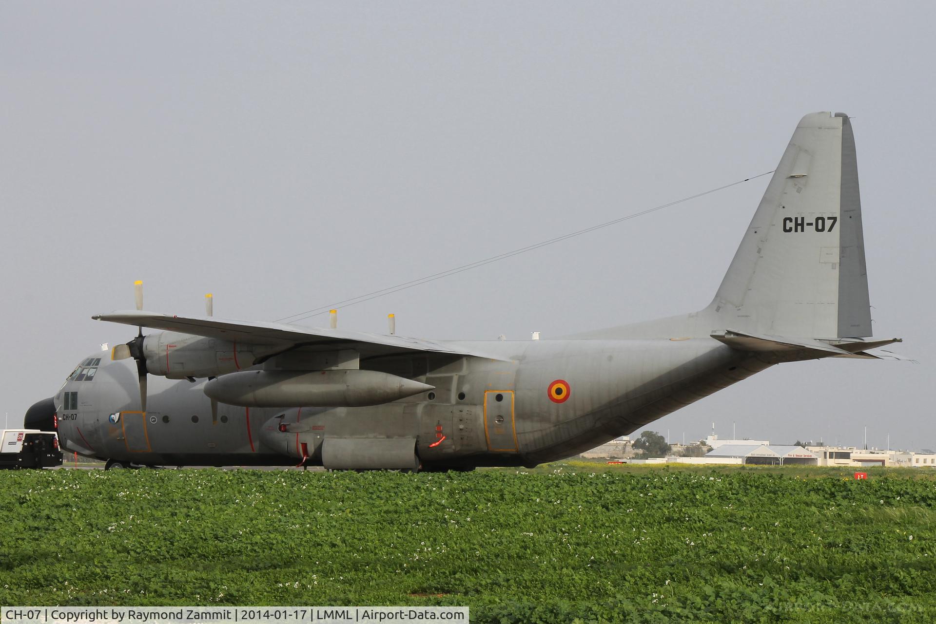CH-07, 1971 Lockheed C-130H Hercules C/N 382-4476, C130 Hercules CH-07 Belgian Air Force