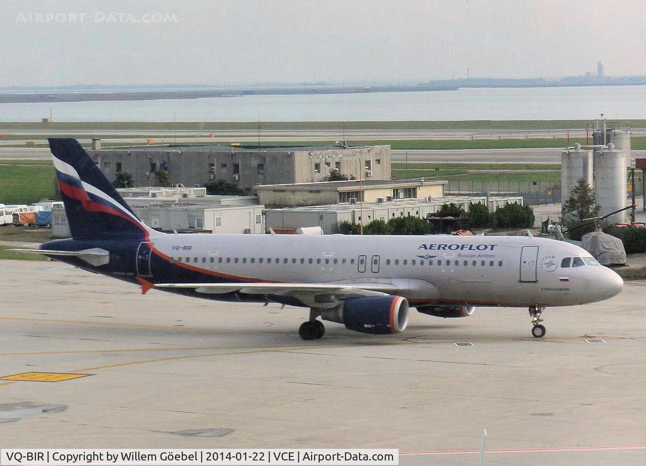 VQ-BIR, 2011 Airbus A320-214 C/N 4625, Parking on the platform of Marco Polo Airport