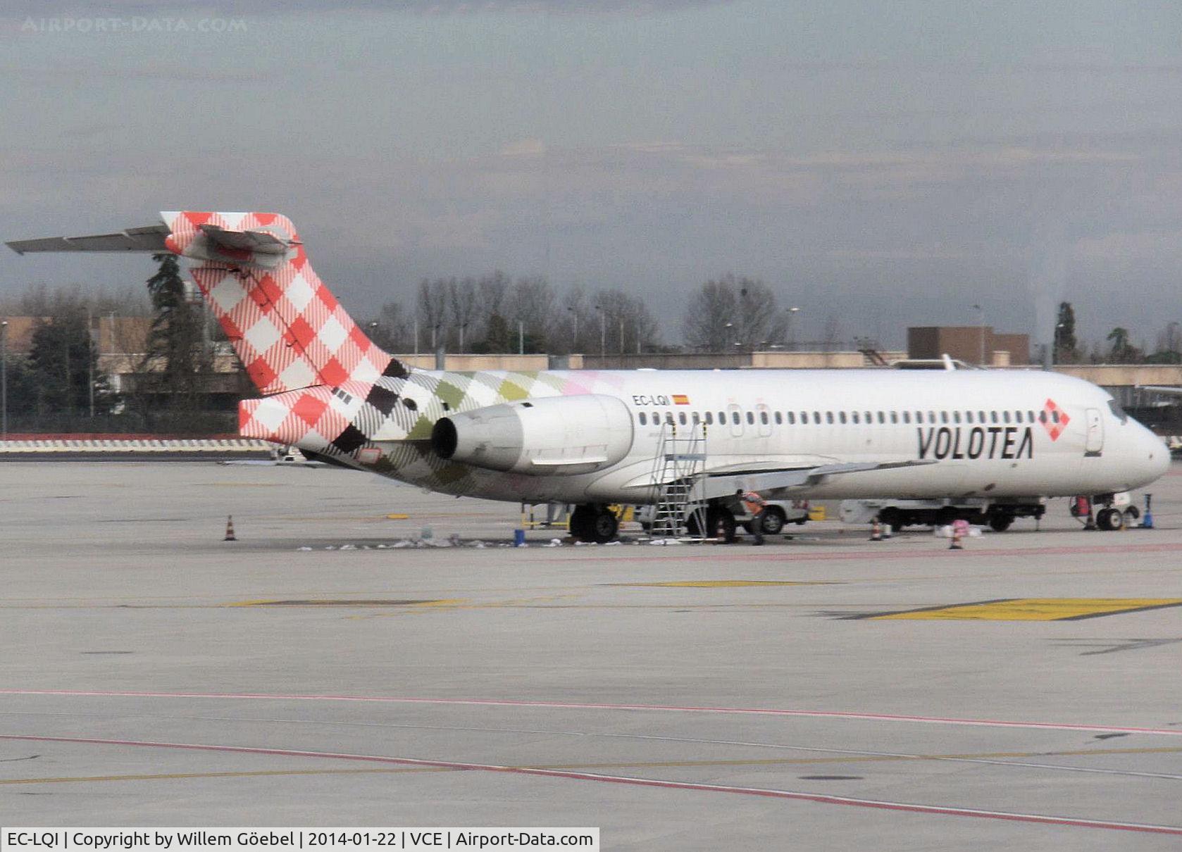 EC-LQI, 2003 Boeing 717-2BL C/N 55169, Parking on the platform of Marco Polo Airport