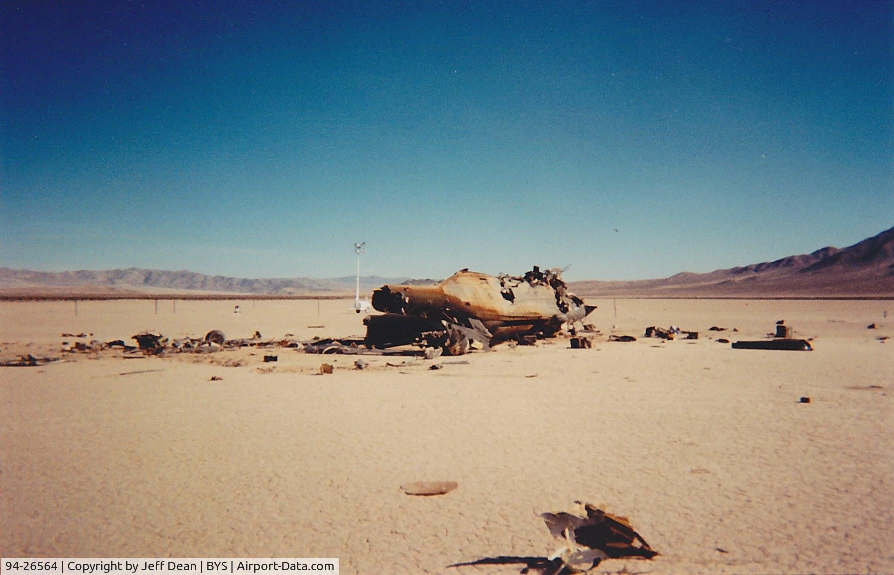 94-26564, 1994 Sikorsky UH-60L Black Hawk C/N 70-2084, 94-26564 after their HUMVEE sling load contacted the ground and pulled the acft down with it. Incredibly everyone survived the accident ... pretty banged up, but most importantly the walked away with their lives.