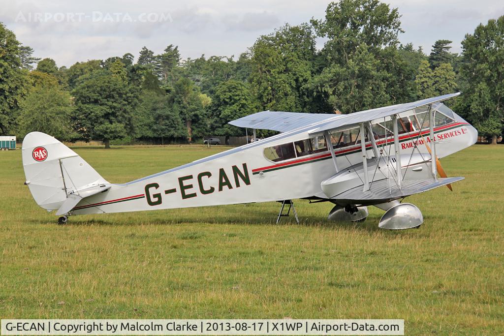 G-ECAN, 1943 De Havilland Australia DH-84 Dragon 3 C/N DHA2048, De Havilland DH-84 Dragon at The De Havilland Moth Club's 28th International Moth Rally at Woburn Abbey. August 2013.
