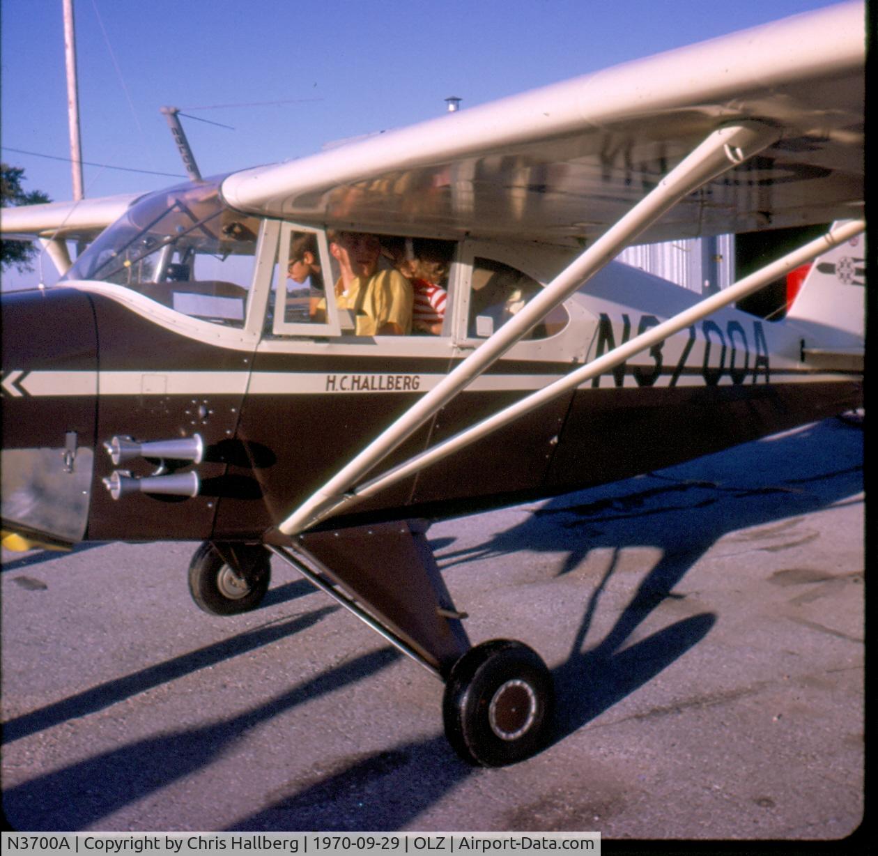 N3700A, 1953 Piper PA-22-135 Tri-Pacer C/N 22-1942, Day of first Solo