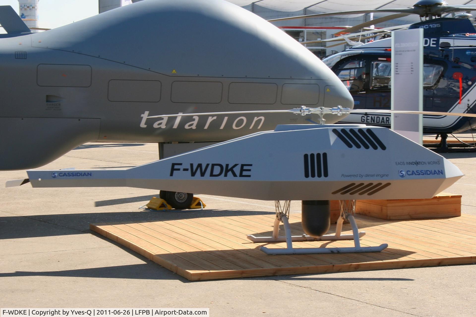 F-WDKE, 2011 EADS-Cassidian tanan 300 C/N unknow, EADS-Cassidian Tanan 300 UAV, Paris-Le Bourget (LFPB-LBG) Air show 2011