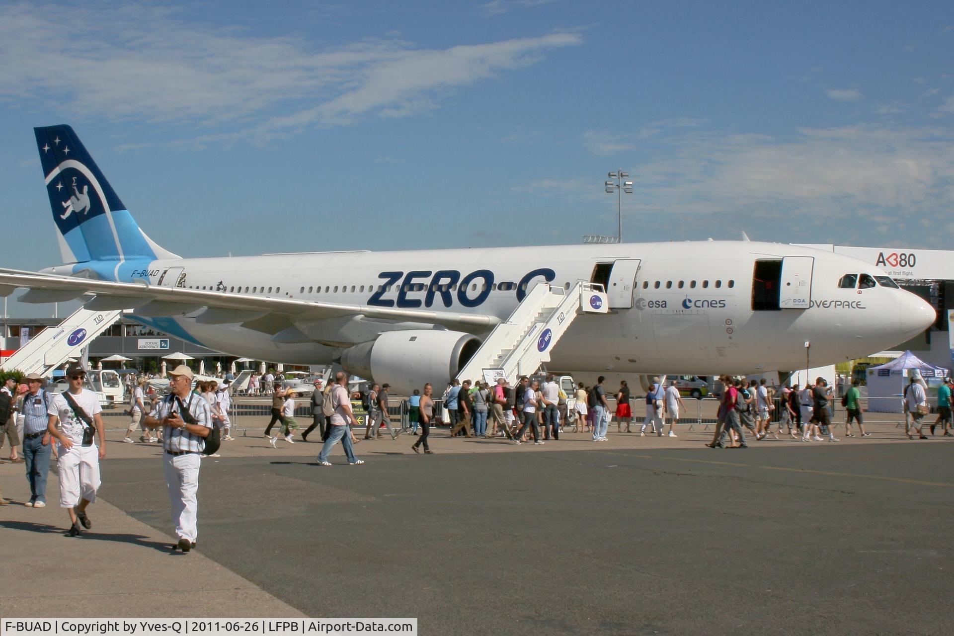 F-BUAD, 1973 Airbus A300B2-103 C/N 003, Airbus A-300B2-1C Zero G Novespace, Static display, Paris Le Bourget (LFPB-LBG) Air Show in june 2011