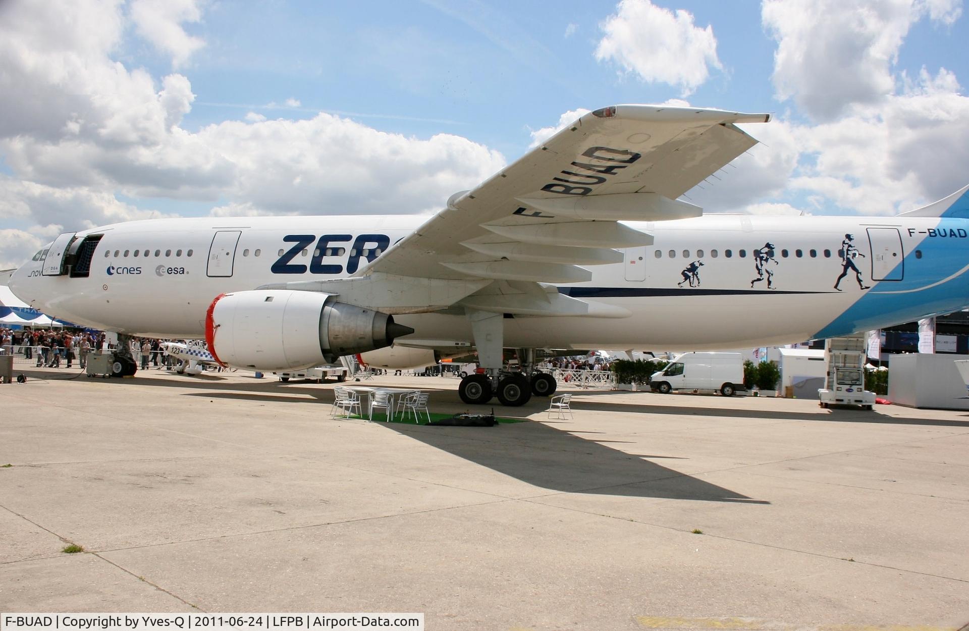 F-BUAD, 1973 Airbus A300B2-103 C/N 003, Airbus A-300B2-1C Zero G Novespace, Static display, Paris Le Bourget (LFPB-LBG) Air Show in june 2011