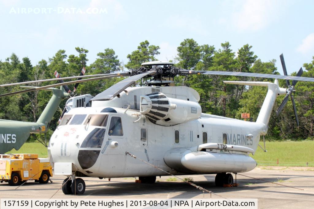 157159, Sikorsky CH-53D Sea Stallion C/N 65-284, 157159 H-53 in the 'back lot' at Pensacola