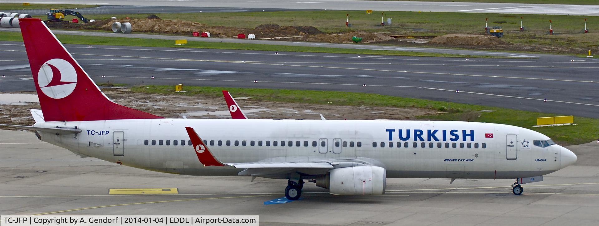 TC-JFP, 1999 Boeing 737-8F2 C/N 29778/349, Turkish Airlines, seen here at Düsseldorf Int'l(EDDL)