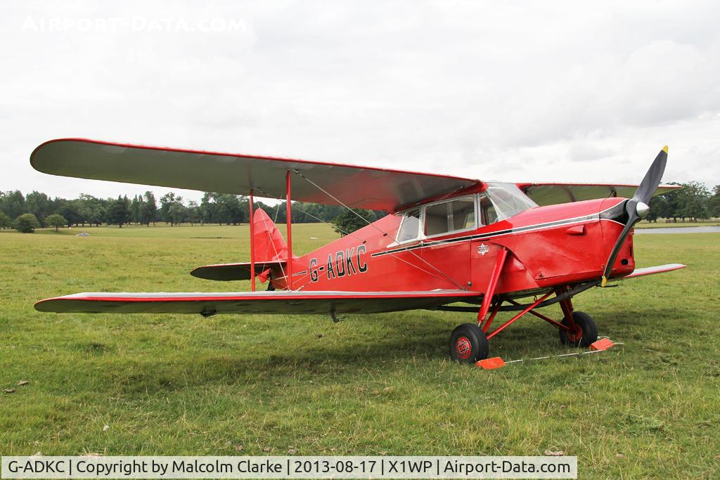 G-ADKC, 1936 De Havilland DH.87B Hornet Moth C/N 8064, De Havilland DH-87B Hornet Moth at The De Havilland Moth Club's 28th International Moth Rally at Woburn Abbey. August 2013.