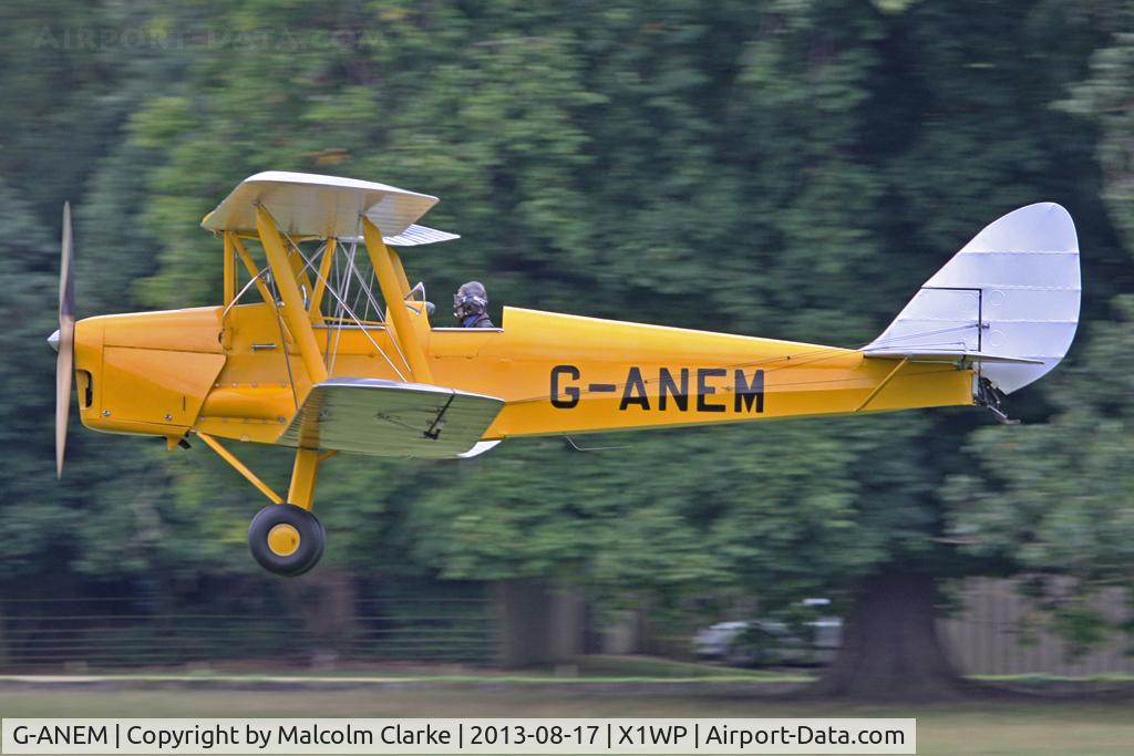 G-ANEM, 1940 De Havilland DH-82A Tiger Moth II C/N 82943, De Havilland DH-82A Tiger Moth II  at The De Havilland Moth Club's 28th International Moth Rally at Woburn Abbey. August 2013.