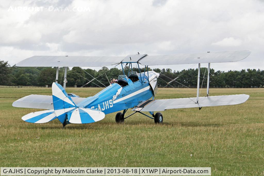 G-AJHS, 1941 De Havilland DH-82A Tiger Moth II C/N 82121, De Havilland DH-82A Tiger Moth II at The De Havilland Moth Club's 28th International Moth Rally at Woburn Abbey. August 2013.