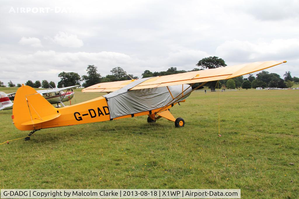 G-DADG, 1956 Piper PA-18-150 Super Cub C/N 18-5237, Piper PA-18-150 Super Cub  at The De Havilland Moth Club's 28th International Moth Rally at Woburn Abbey. August 2013.