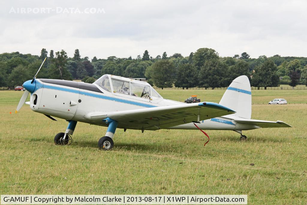 G-AMUF, 1952 De Havilland DHC-1 Chipmunk 21 C/N C1/0832, De Havilland DHC-1 Chipmunk 22 at The De Havilland Moth Club's 28th International Moth Rally at Woburn Abbey. August 2013.