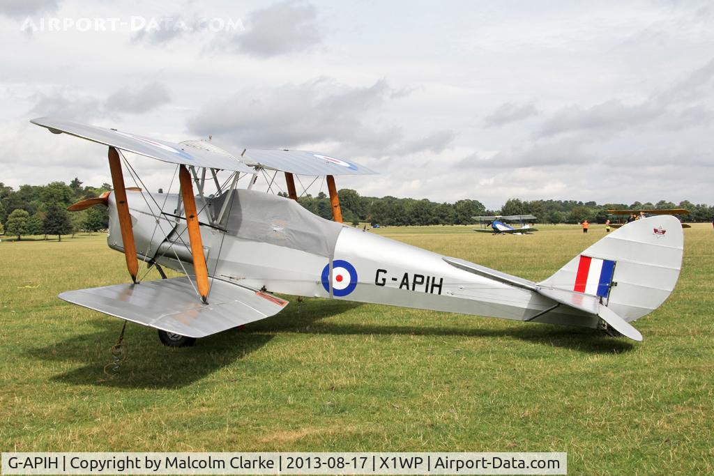 G-APIH, 1939 De Havilland DH-82A Tiger Moth II C/N 82981, De Havilland DH-82A Tiger Moth II at The De Havilland Moth Club's 28th International Moth Rally at Woburn Abbey. August 2013.