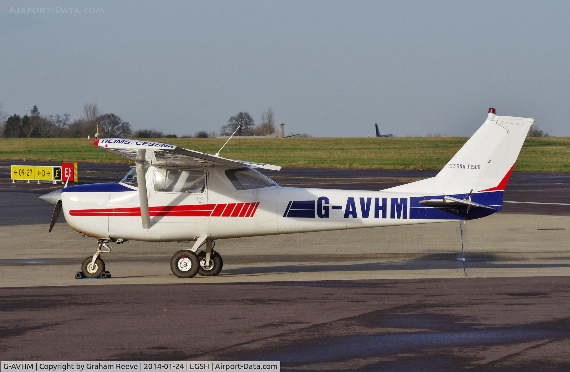 G-AVHM, 1967 Reims F150G C/N 0181, Parked at Norwich.