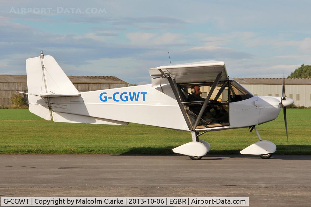G-CGWT, 2008 Best Off SkyRanger Swift 912(1) C/N BMAA/HB/567, Skyranger Swift 912(1) at The Real Aeroplane Club's Pre-Hibernation Fly-In, Breighton Airfield, October 2013.