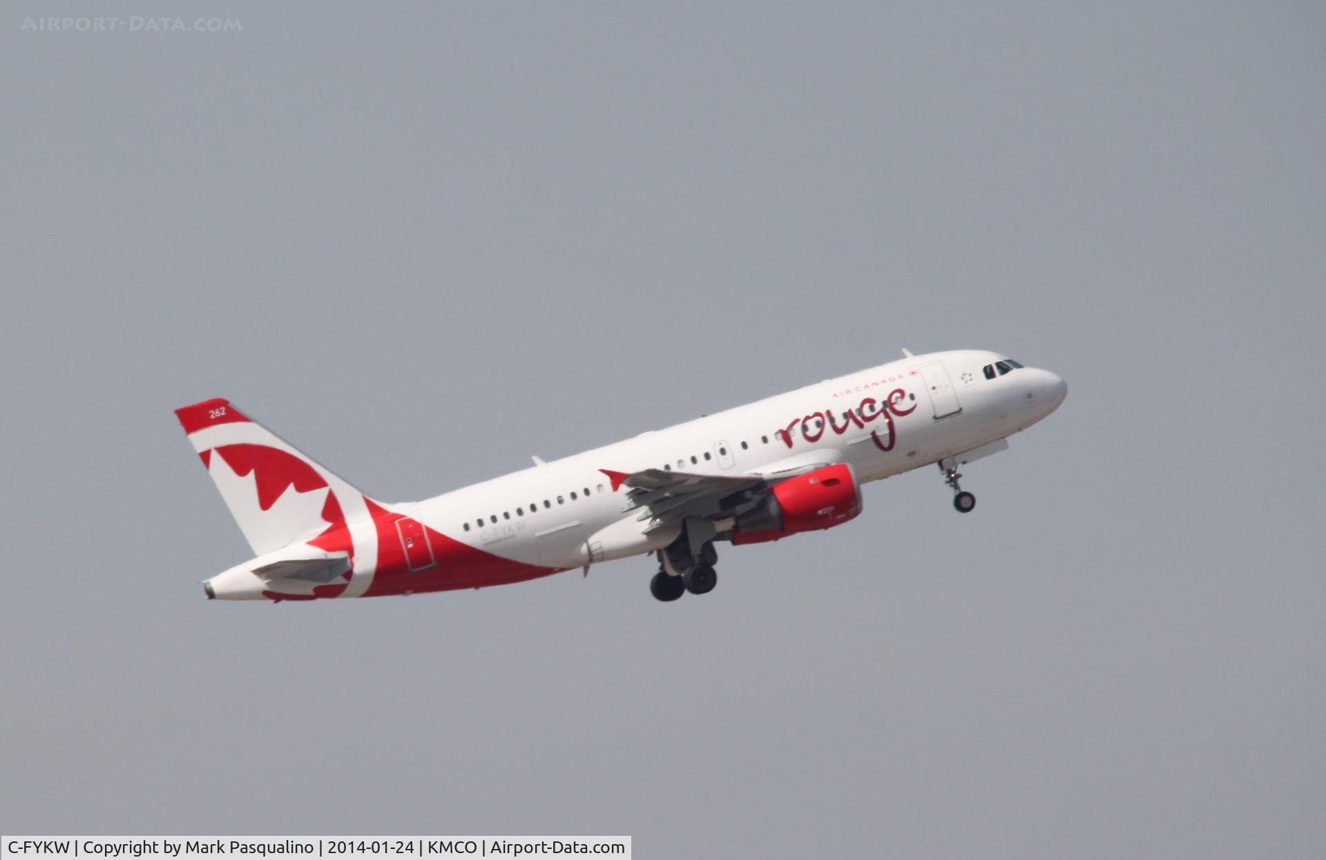 C-FYKW, 1997 Airbus A319-114 C/N 695, Airbus A319