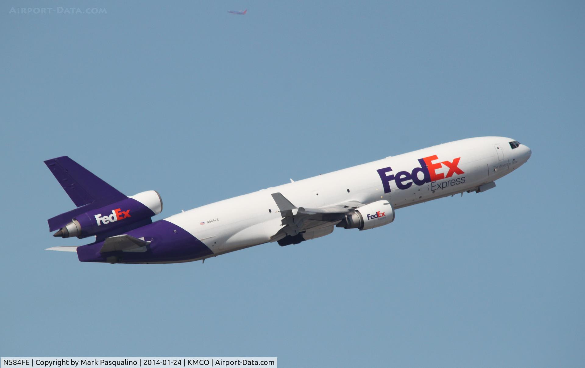 N584FE, 1992 McDonnell Douglas MD-11F C/N 48436, MD-11F