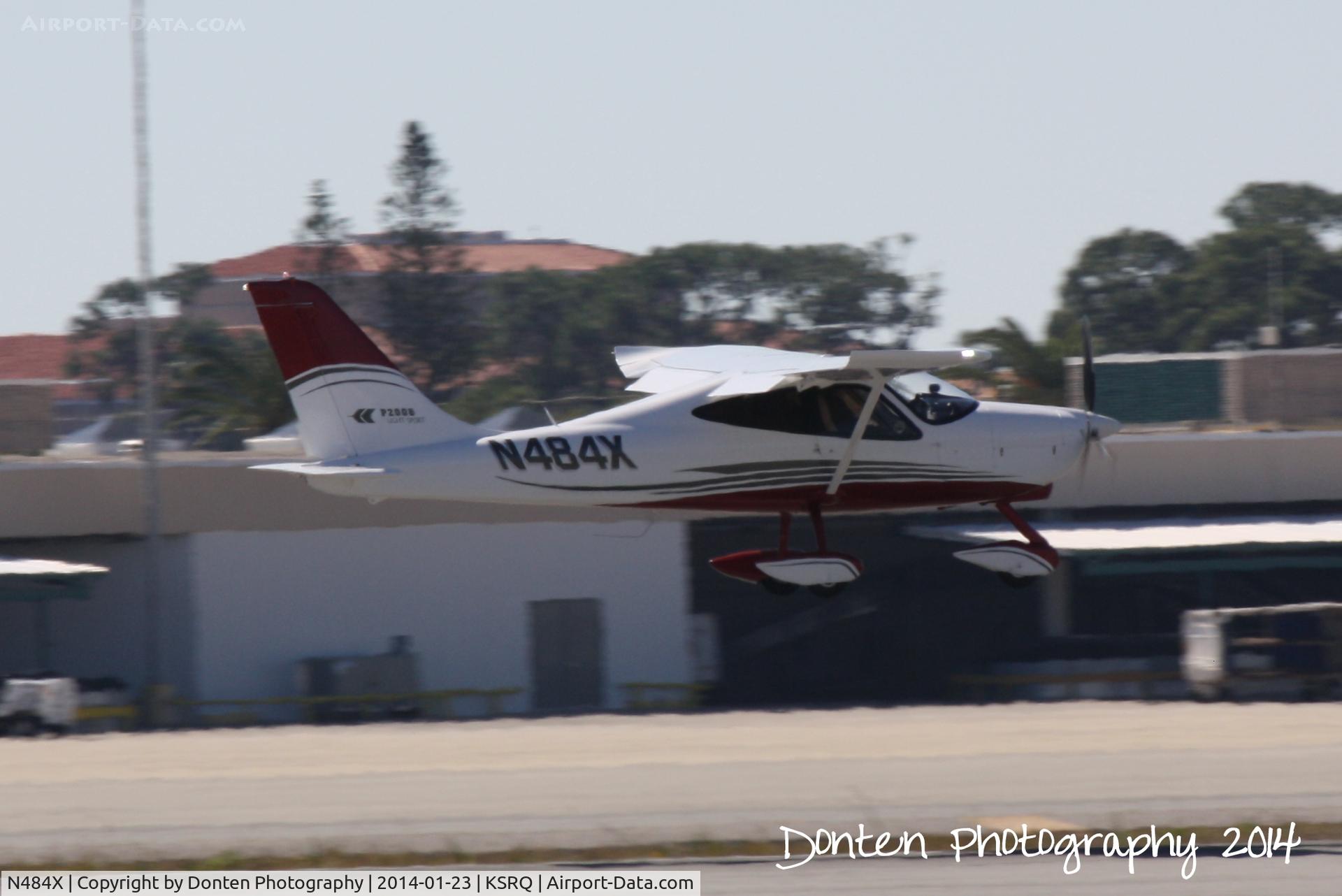 N484X, 2013 Tecnam P-2008 C/N 076, Tecnam P2008 (N484X) arrives at Sarasota-Bradenton International Airport