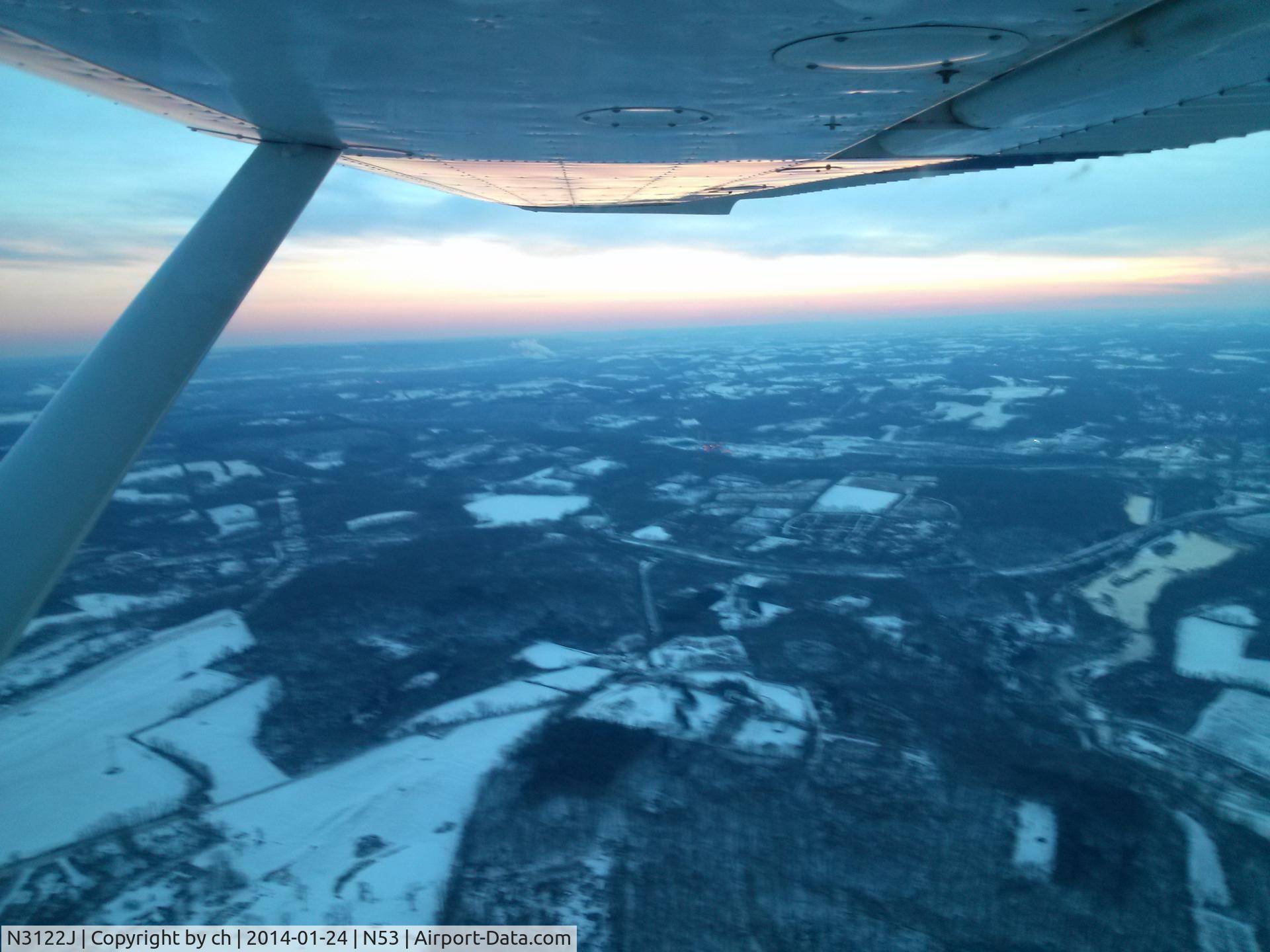 N3122J, 1966 Cessna 150G C/N 15065822, 1-24-14 cold 9 deg