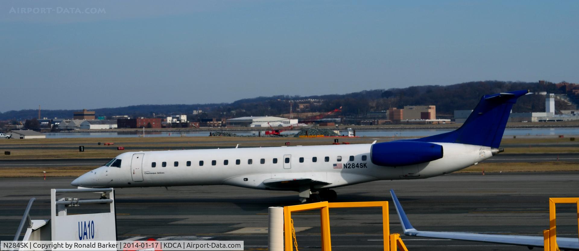 N284SK, 2001 Embraer EMB-145LR C/N 145427, Taxi National