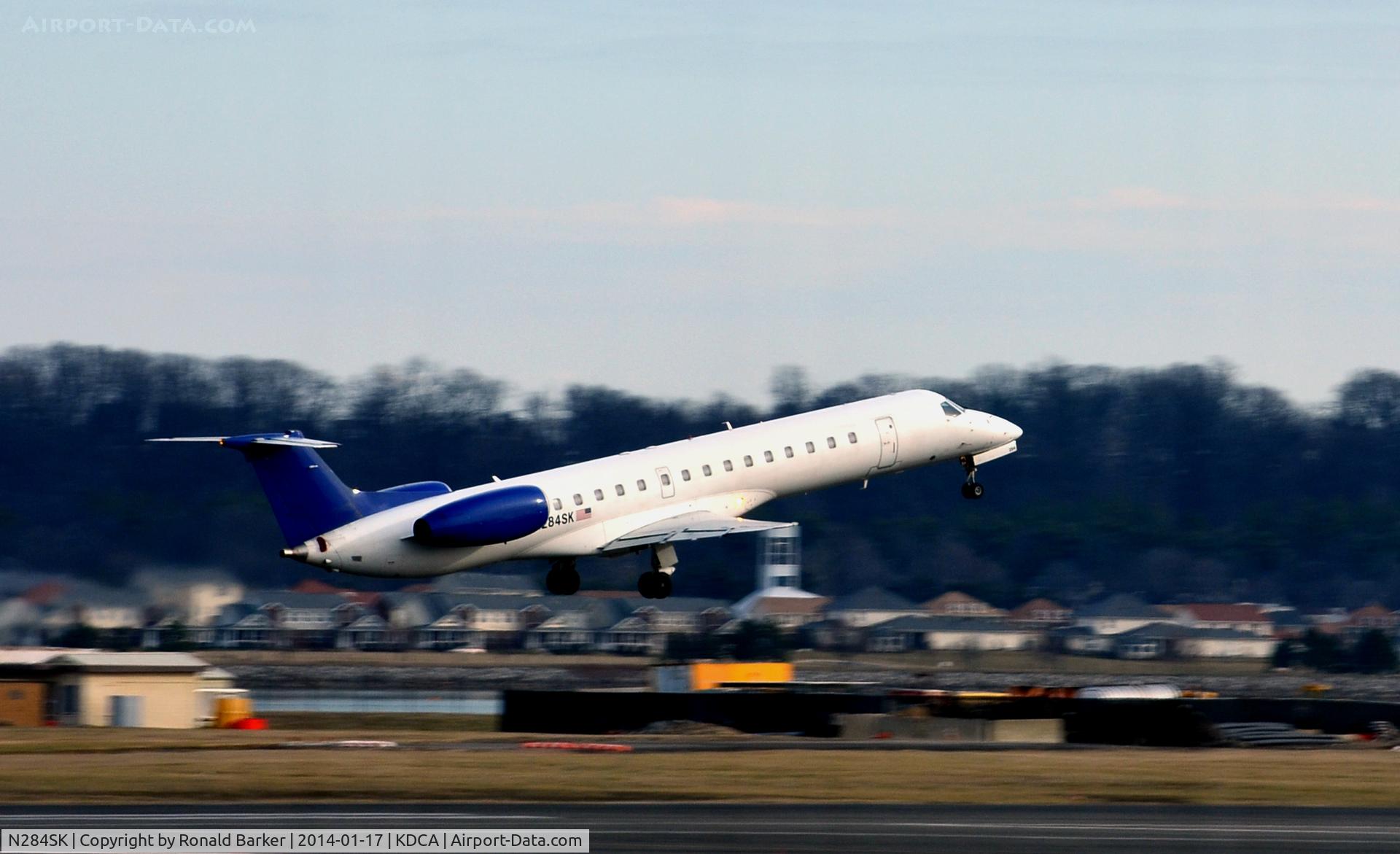 N284SK, 2001 Embraer EMB-145LR C/N 145427, Departure National