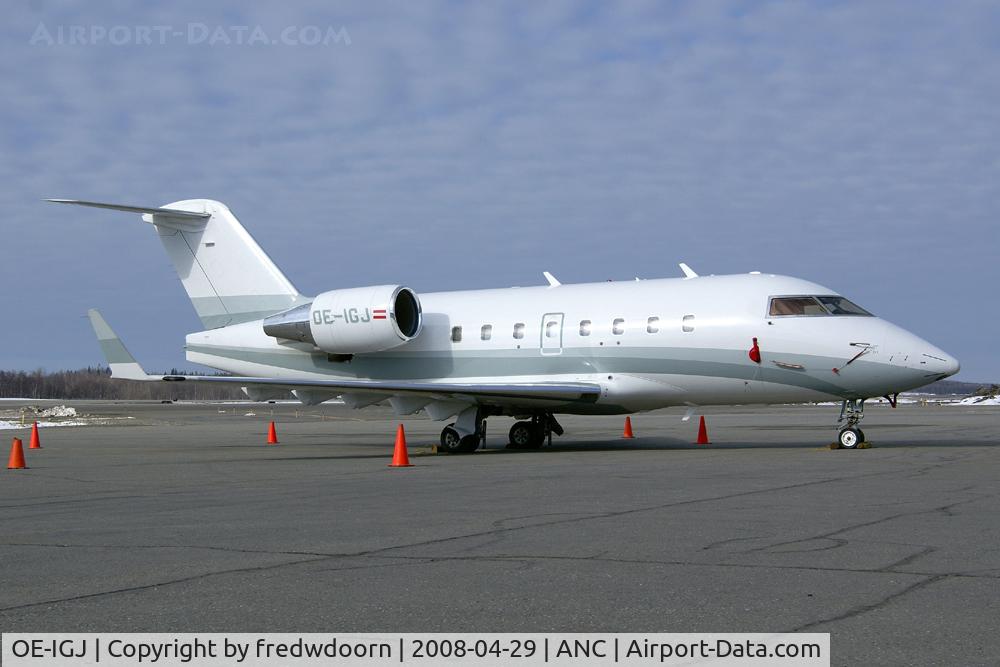 OE-IGJ, 2004 Bombardier Challenger 604 (CL-600-2B16) C/N 5598, Surprise find at ANC
