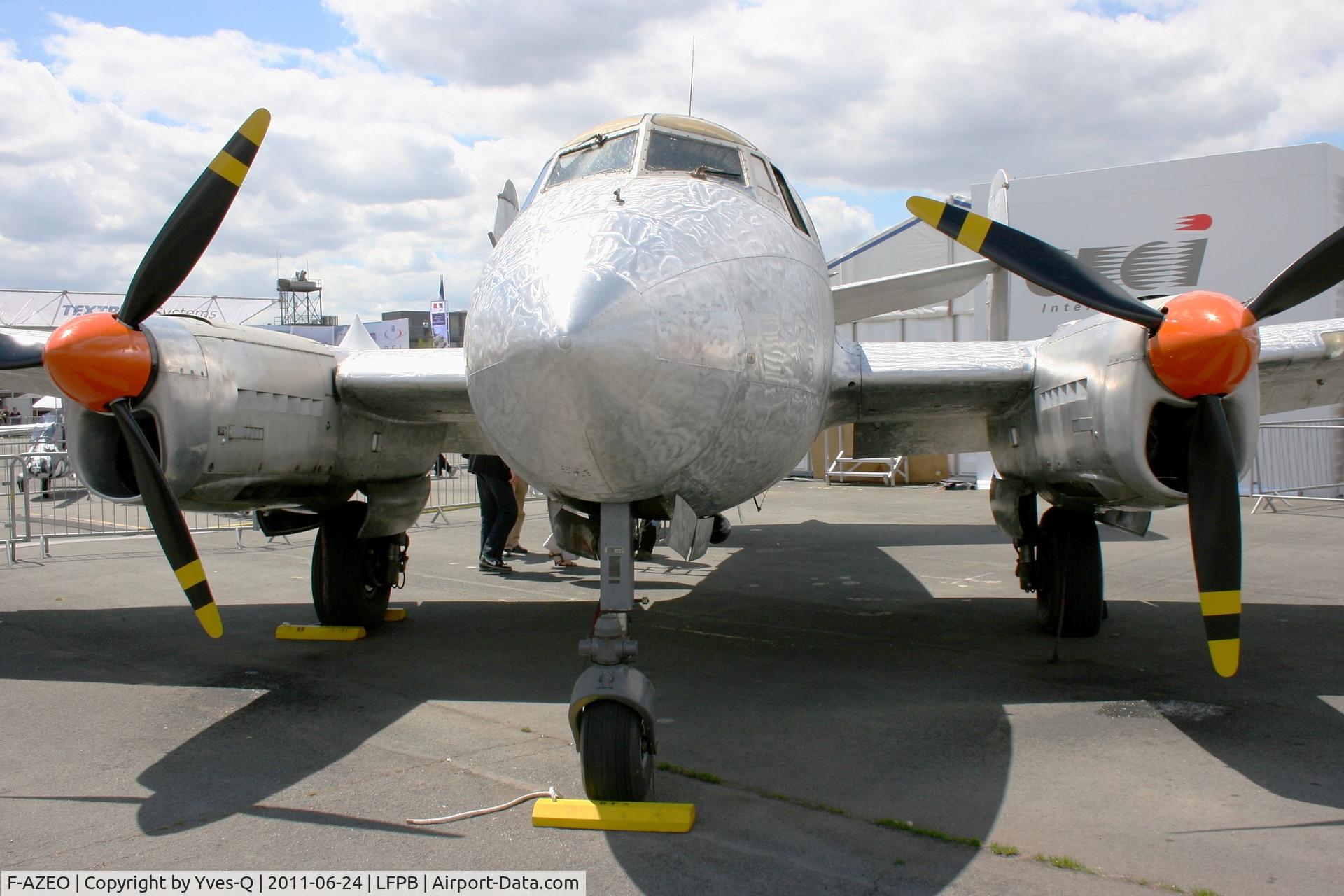 F-AZEO, Dassault MD-312 Flamant C/N 210, Dassault MD 312 Flamant, Static display, Paris Le Bourget (LFPB-LBG) Air Show in june 2011