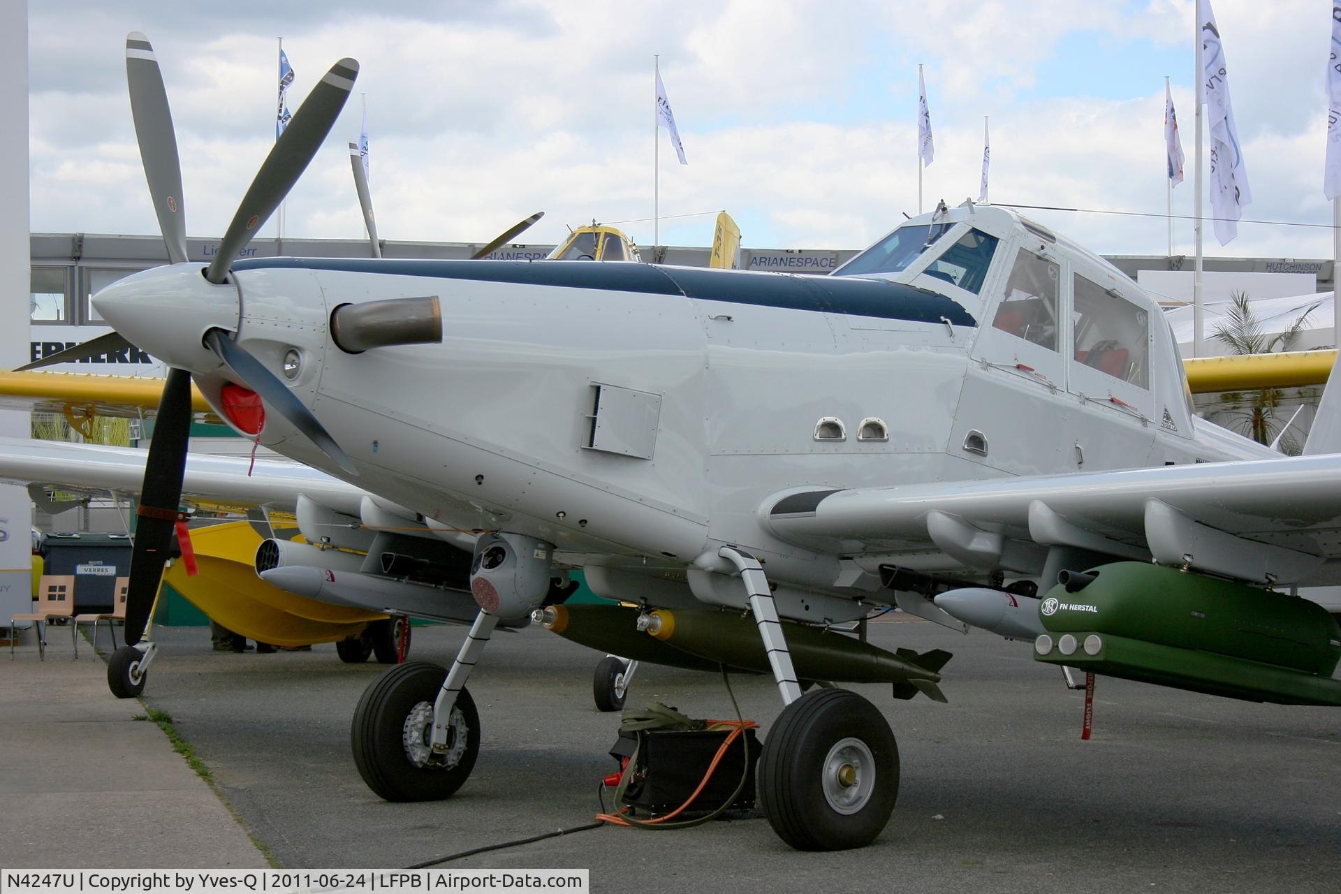 N4247U, Air Tractor AT-802 C/N 802-4001, Air Tractor AT-802U Air Truck (N4247U), Static display, Paris Le Bourget (LFPB-LBG) Air Show in june 2011