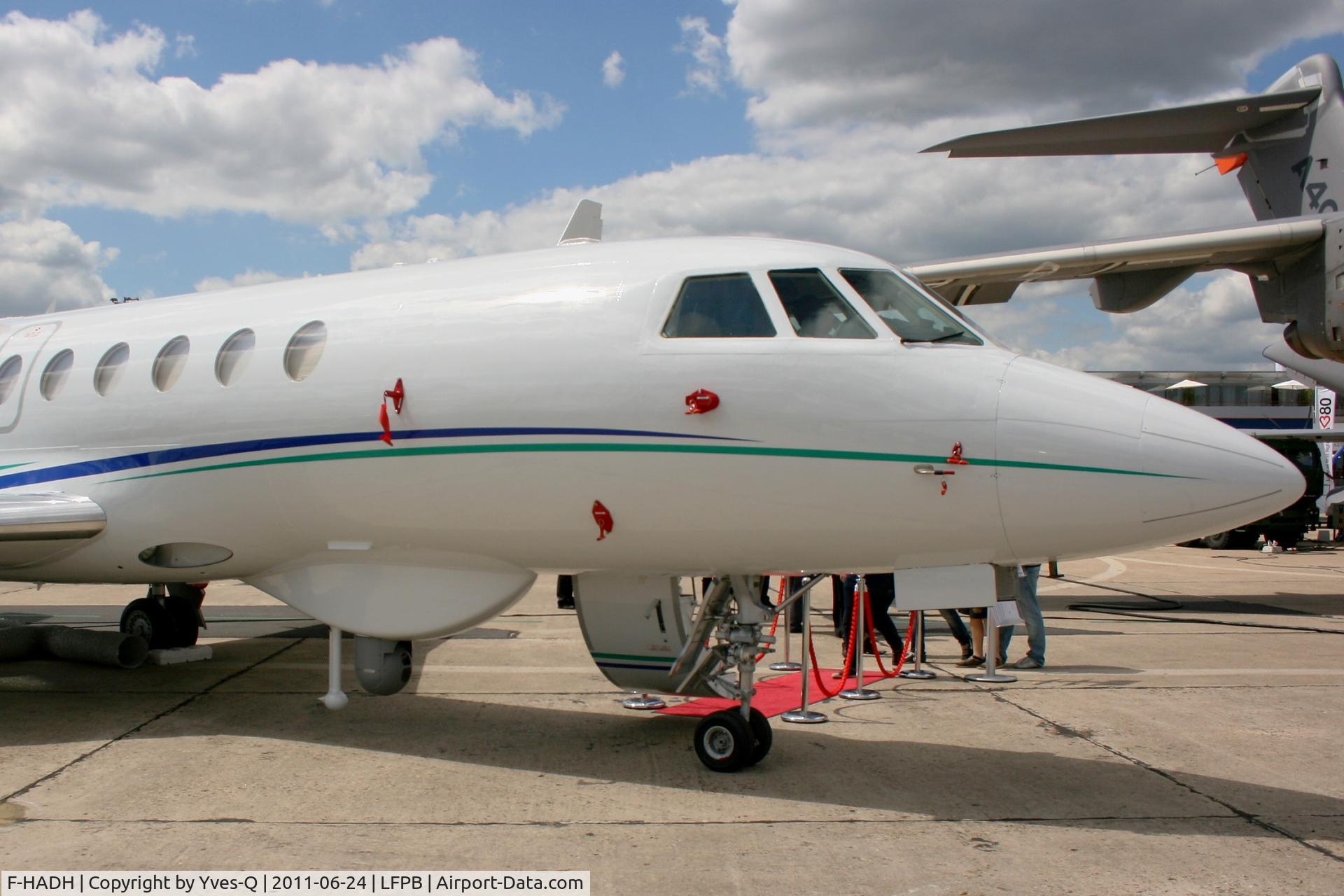 F-HADH, 1979 Dassault Falcon 50 C/N 011, Dassault Falcon 50 Camera, Jet Service, Static display, Paris Le Bourget (LFPB-LBG) Air Show in june 2011