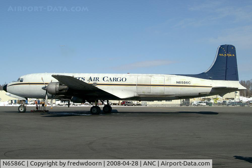 N6586C, 1957 Douglas DC-6B C/N 45222, Everts Air Cargo