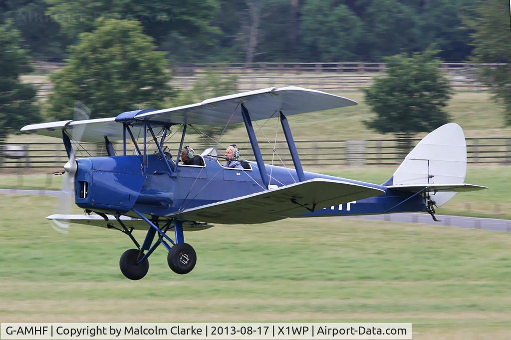 G-AMHF, 1940 De Havilland DH-82A Tiger Moth II C/N 83026, De Havilland DH-82A Tiger Moth II at The De Havilland Moth Club's 28th International Moth Rally at Woburn Abbey. August 2013.
