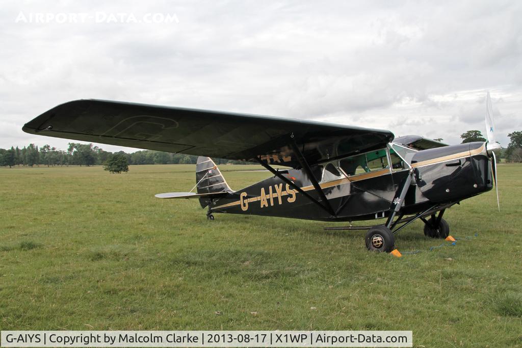 G-AIYS, 1934 De Havilland DH.85 Leopard Moth C/N 7089, De Havilland DH-85 Leopard Moth at The De Havilland Moth Club's 28th International Moth Rally at Woburn Abbey. August 2013.