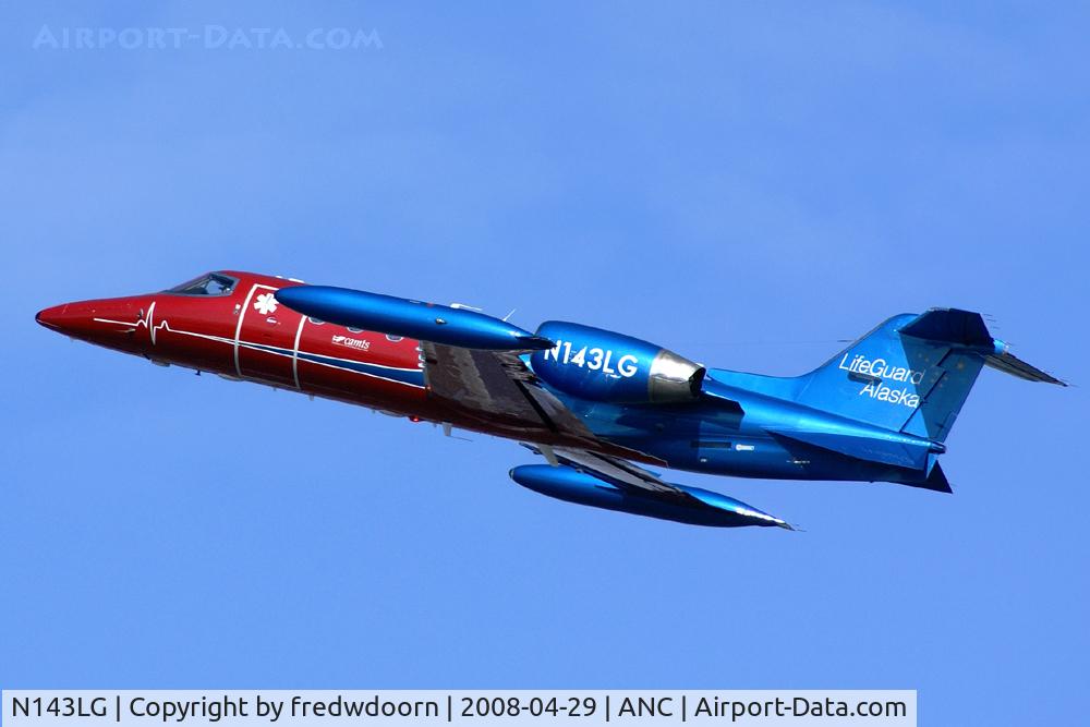 N143LG, 1981 Gates Learjet 35A C/N 426, Life Guard Alaska