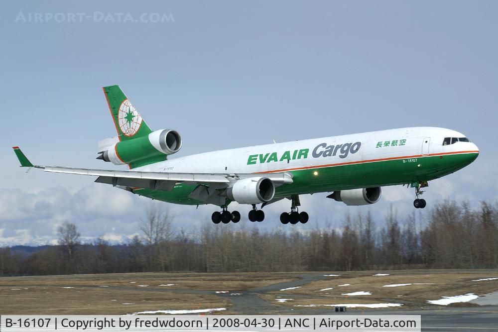 B-16107, 1995 McDonnell Douglas MD-11F C/N 48546, Eva Air Cargo