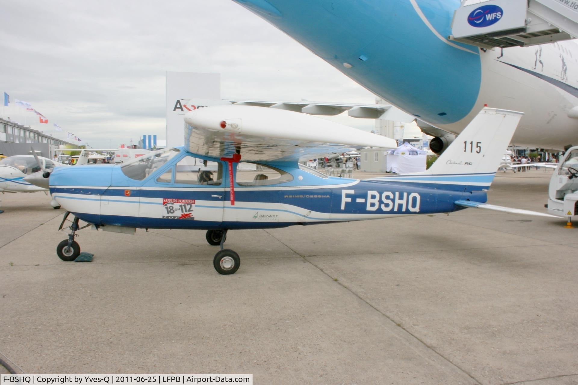 F-BSHQ, Reims F177RG Cardinal RG C/N 0016, Reims Aviation F 177 RG, Static display, Paris Le Bourget (LFPB-LBG) Air Show in june 2011