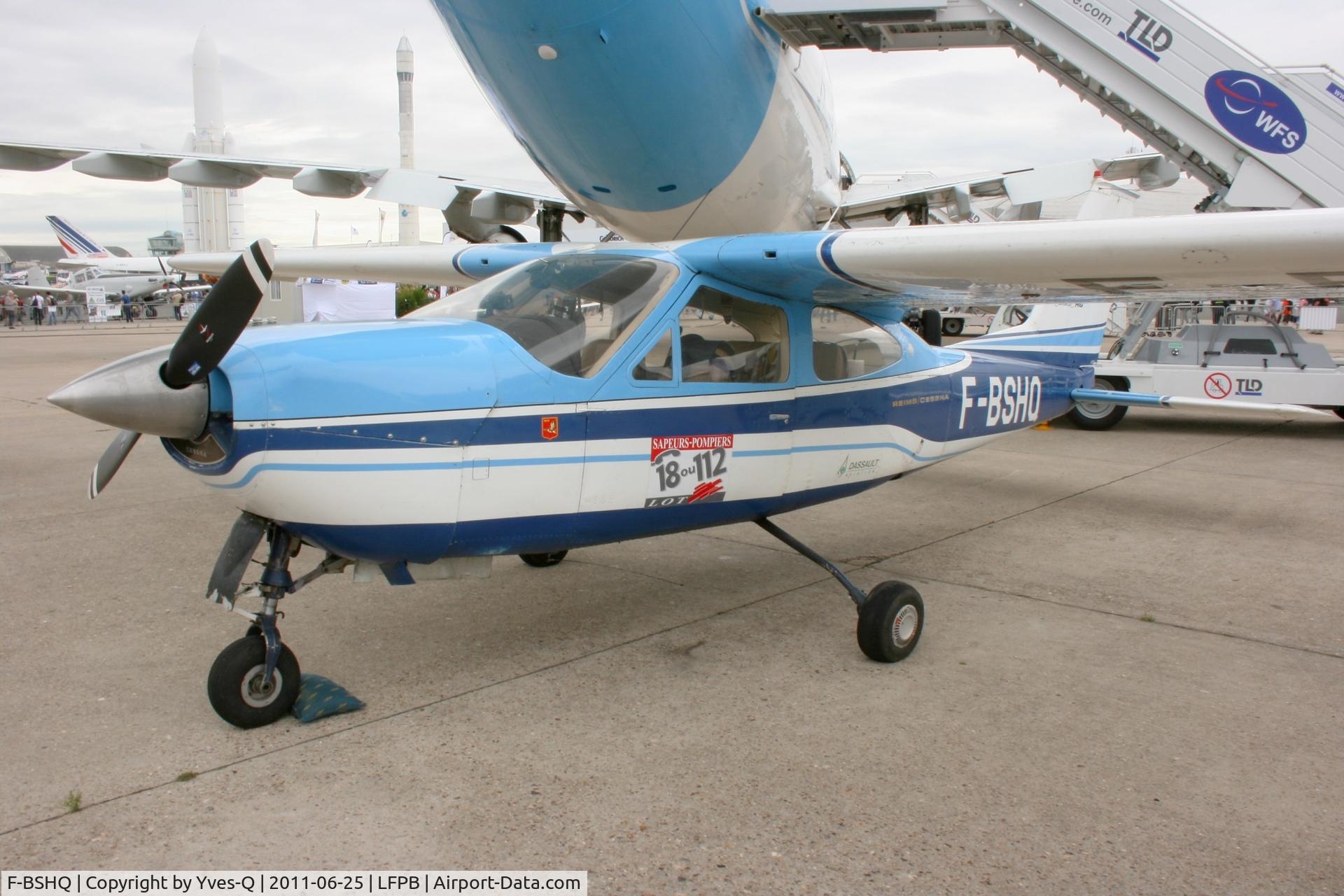 F-BSHQ, Reims F177RG Cardinal RG C/N 0016, Reims Aviation F 177 RG, Static display, Paris Le Bourget (LFPB-LBG) Air Show in june 2011
