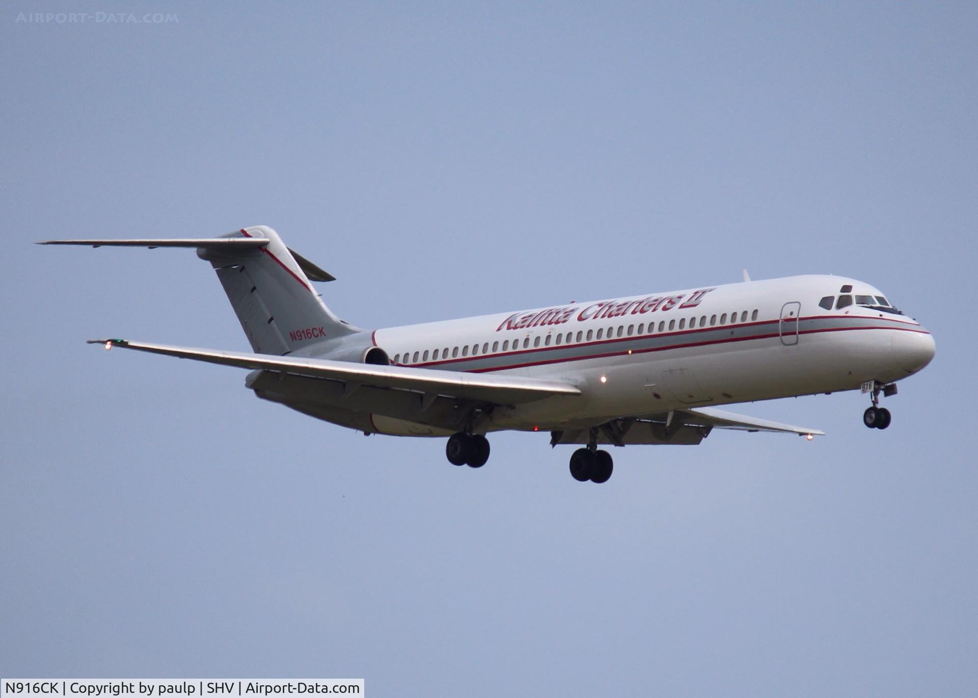N916CK, 1968 Douglas DC-9-33F C/N 47291, At Shreveport Regional.