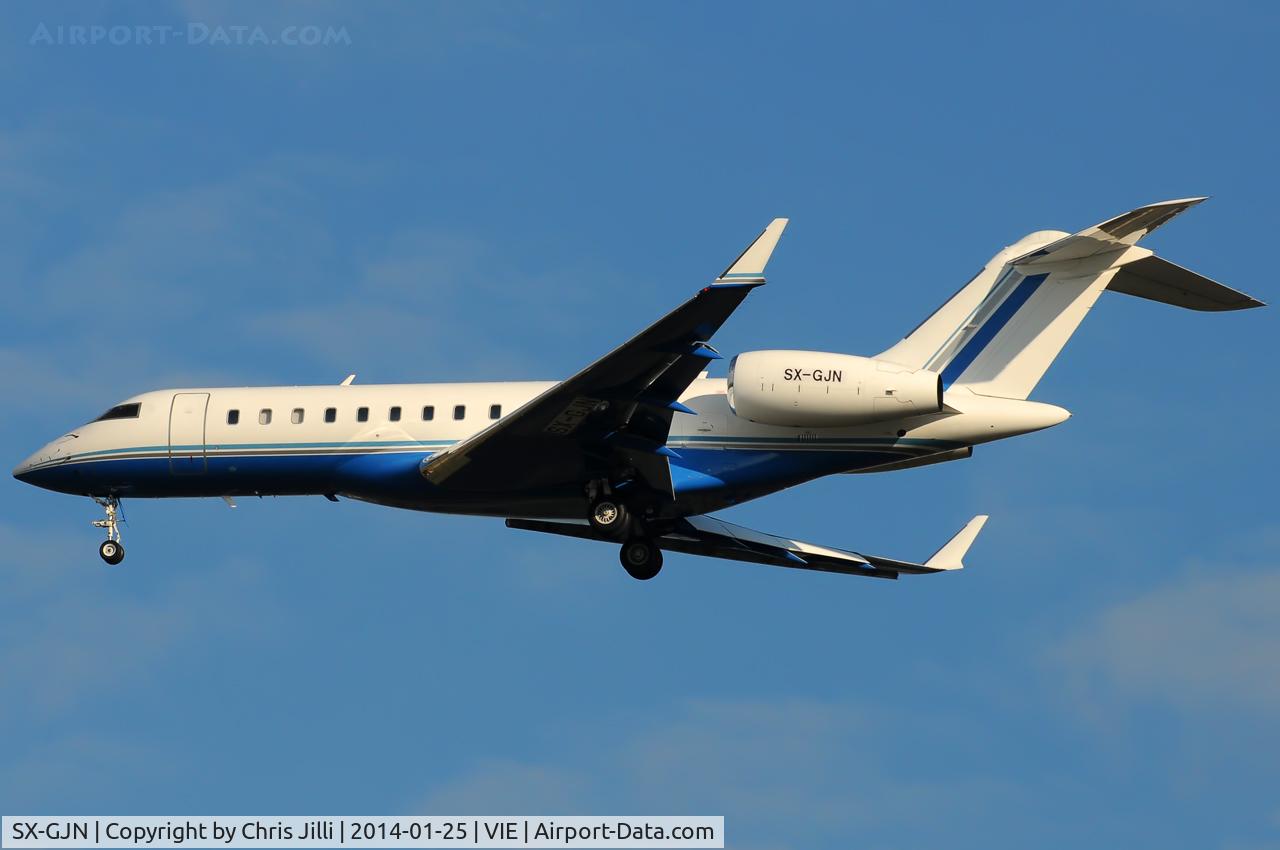 SX-GJN, 2007 Bombardier BD-700-1A10 Global Express XRS C/N 9260, Private