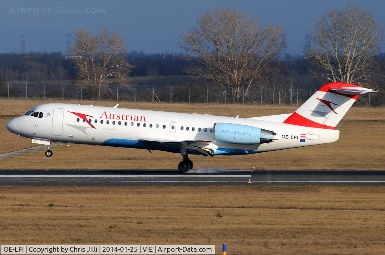 OE-LFI, 1995 Fokker 70 (F-28-0070) C/N 11529, Austrian Airlines