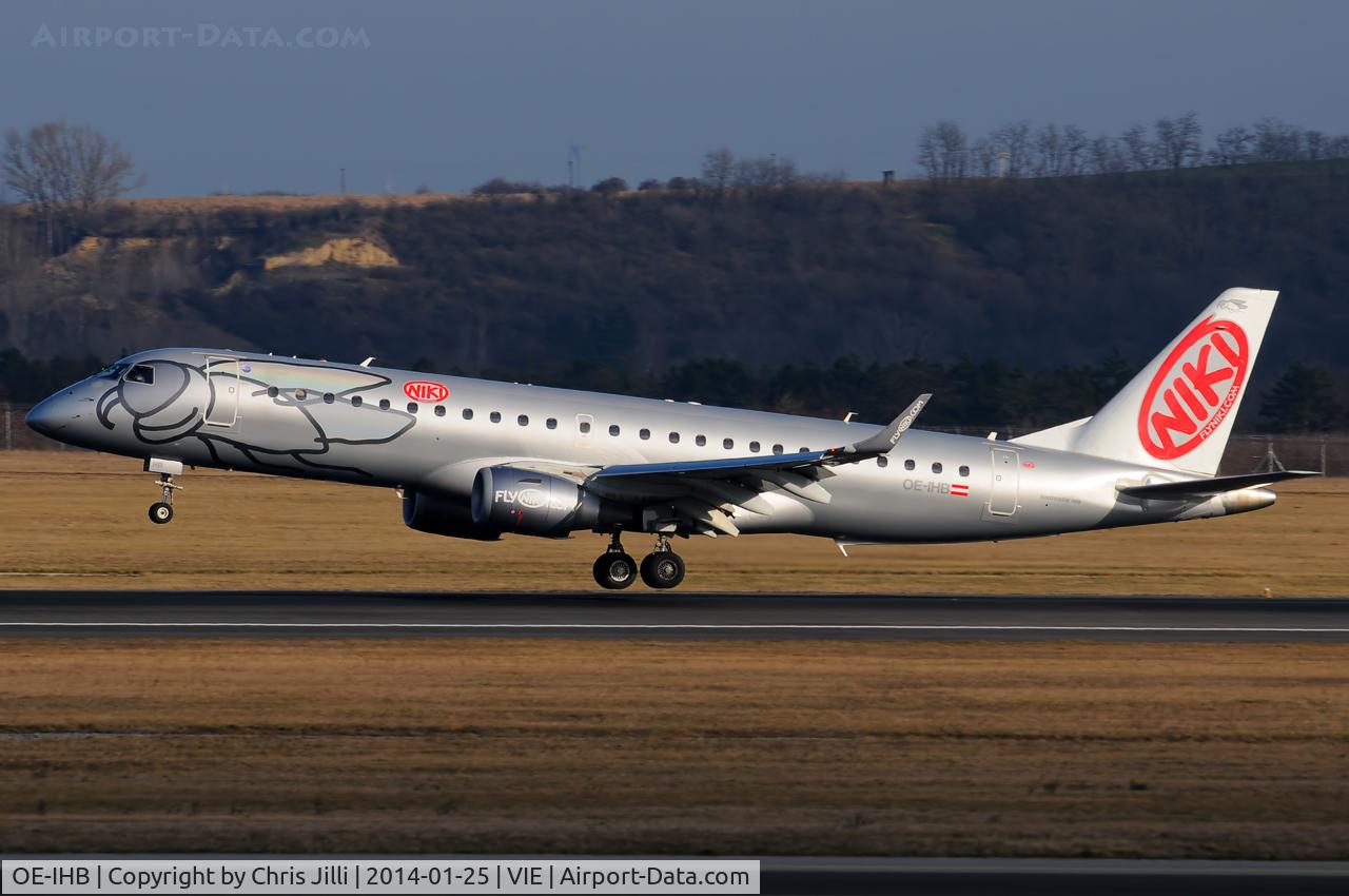 OE-IHB, 2009 Embraer 190LR (ERJ-190-100LR) C/N 19000294, NIKI