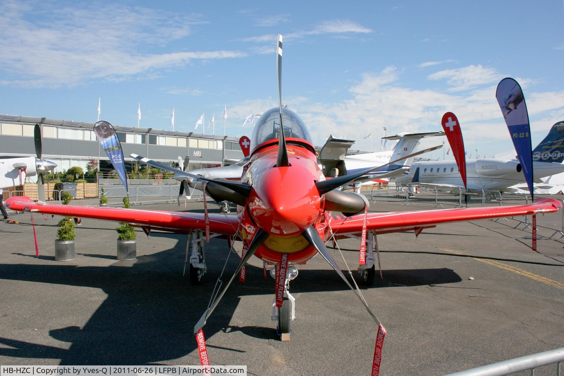 HB-HZC, 2005 Pilatus PC-21 C/N 101, Pilatus PC-21,  Pilatus Static Park, Paris Le Bourget (LFPB-LBG) Air Show in june 2011