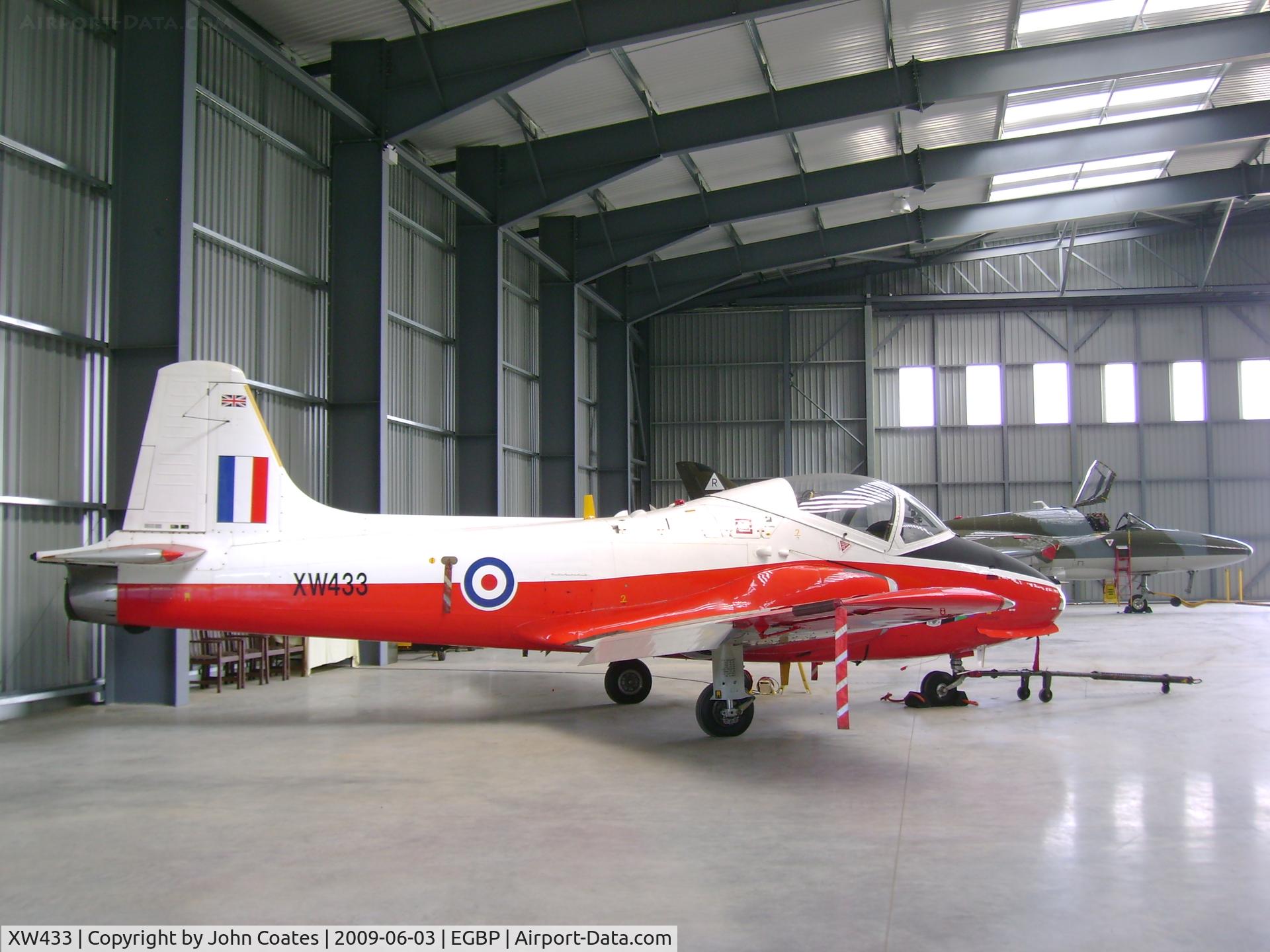 XW433, 1972 BAC 84 Jet Provost T.5A C/N EEP/JP/1055, In Delta Jets hangar