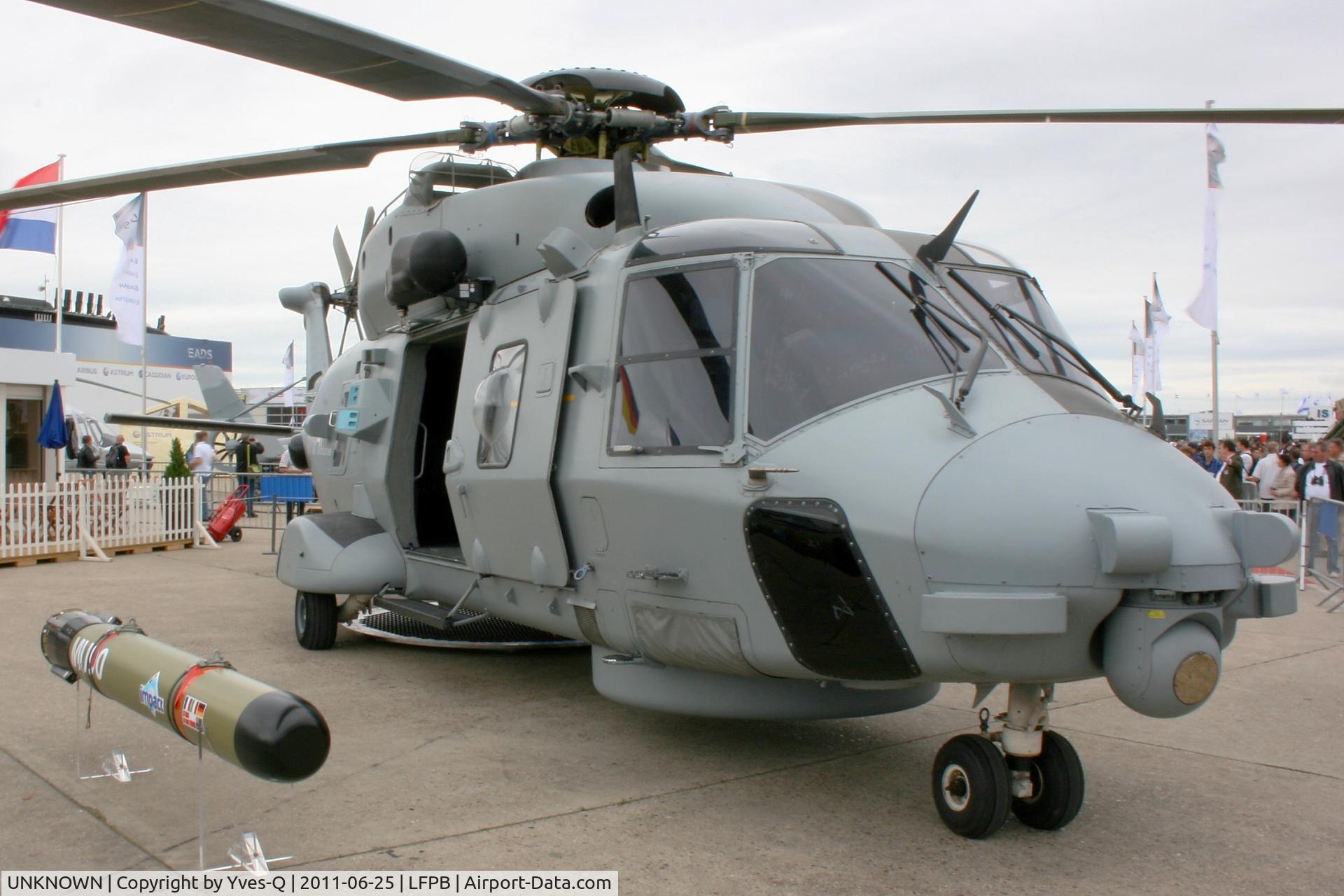 UNKNOWN, Helicopters Various C/N unknown, NHIndustries NH-90 Model, Paris Le Bourget (LFPB-LBG) Air Show in june 2011