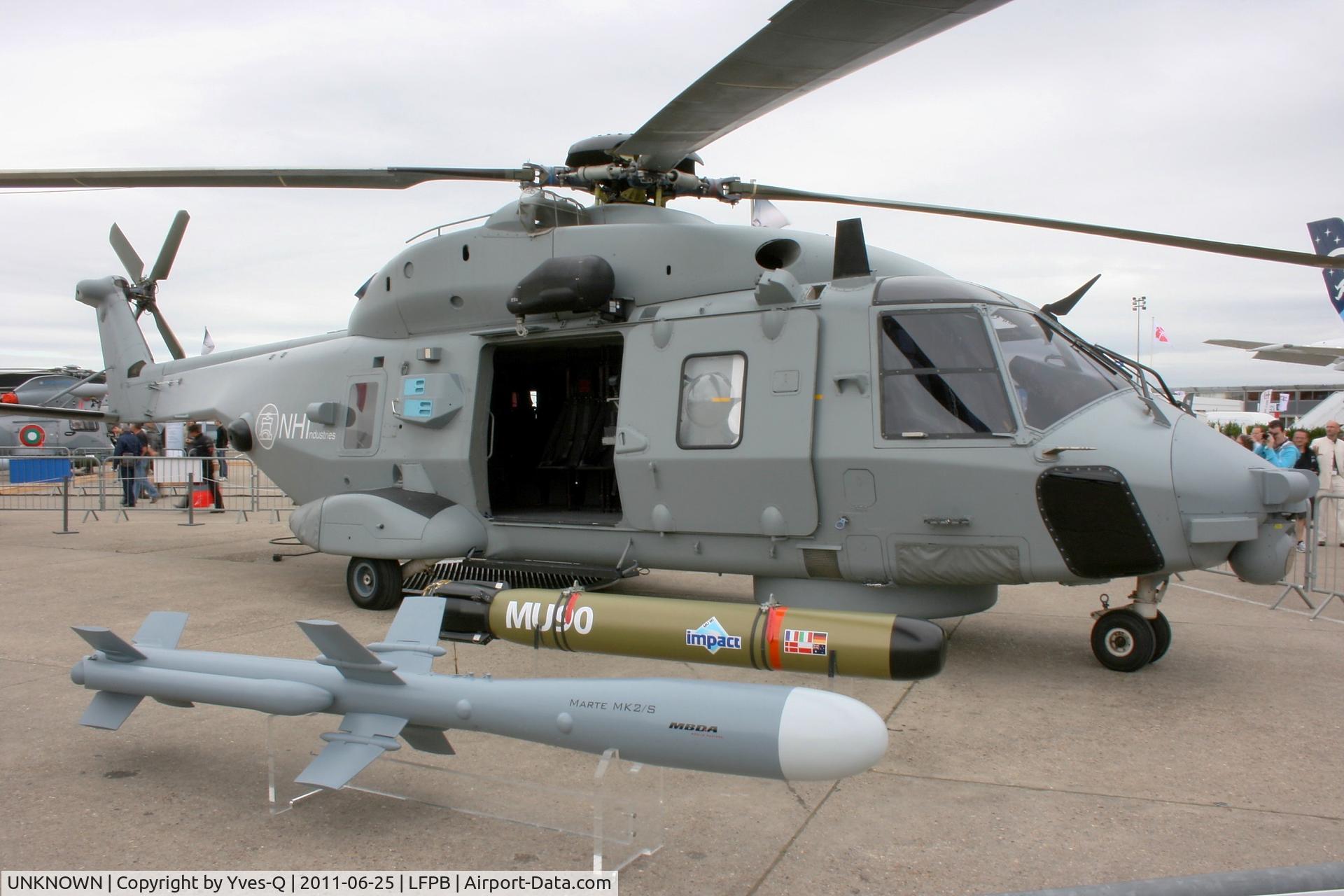 UNKNOWN, Helicopters Various C/N unknown, NHIndustries NH-90 Model, Paris Le Bourget (LFPB-LBG) Air Show in june 2011