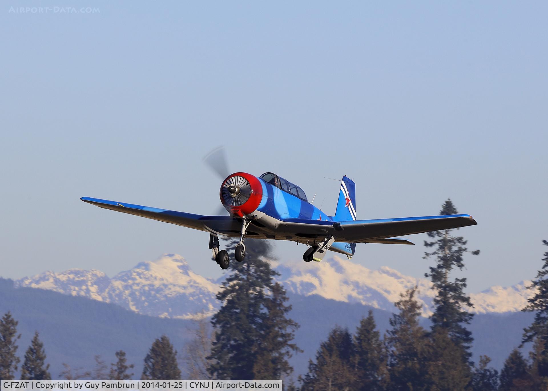 C-FZAT, 1985 Nanchang CJ-6A C/N 4132018, Departing