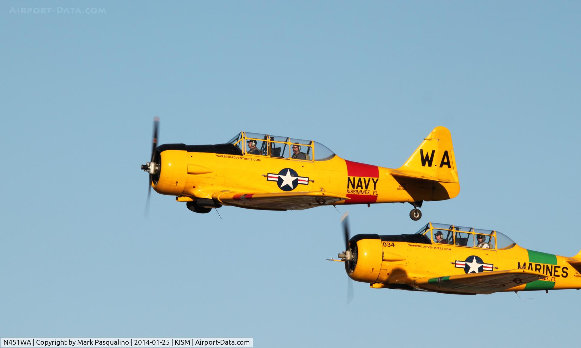N451WA, 1945 North American SNJ-6 Texan C/N 121-43012, North American SNJ-6